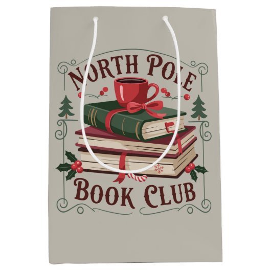 Noordpool Boekenclub Bibliothecaris Boekachtige Le Medium Cadeauzakje (Voorkant)