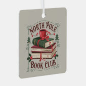 Noordpool Boekenclub Bibliothecaris Boekachtige Le Metalen Ornament (Voorkant Rechts)