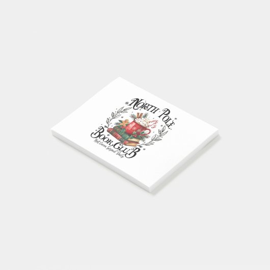 Noordpool Boekenclub Hot Cocoa Christmas Post-it® Notes (Schuin)