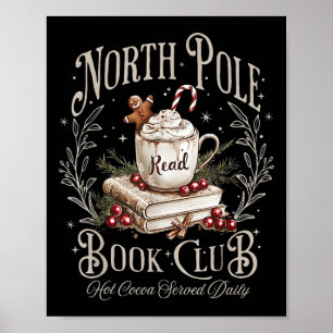 Noordpool Boekenclub Kerstboekenkast Kerstboeken Poster