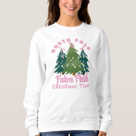 Noordpool Boerderij Fresh Christmas Tree Trui (Voorkant)