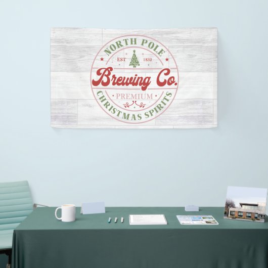 Noordpool Brewing Company kerst lounge Spandoek (Beurs)