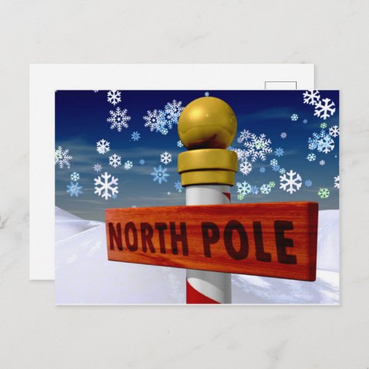 Noordpool Briefkaart (Voorkant / Achterkant)