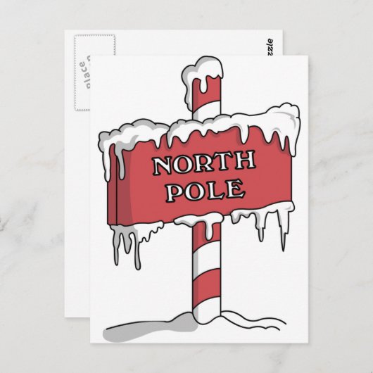 Noordpool Briefkaart (Voorkant / Achterkant)