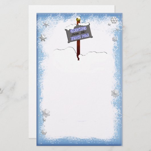 noordpool briefpapier (Voorkant / Achterkant)