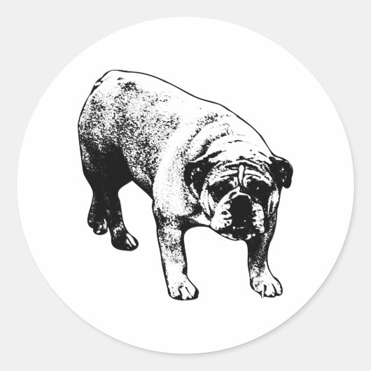Noordpool Bulldog Zegel (Voorkant)