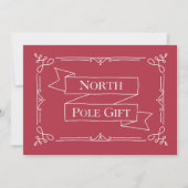 Noordpool cadeaubon Rood & Wit Kaart (Voorkant)