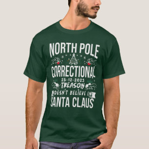Noordpool Correctie Grappige Kerst Familie Matchin T-shirt