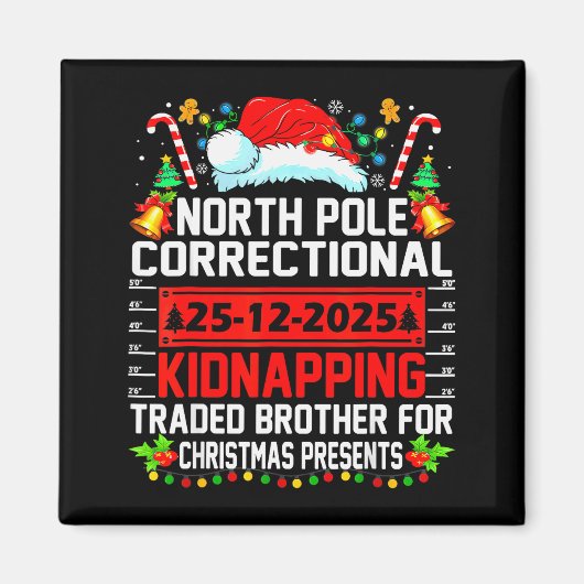 Noordpool Correctie Kerst Ontvoering Handel Magneet (Voorkant)