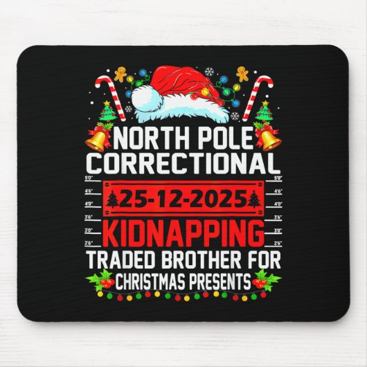 Noordpool Correctie Kerst Ontvoering Handel Muismat (Voorkant)