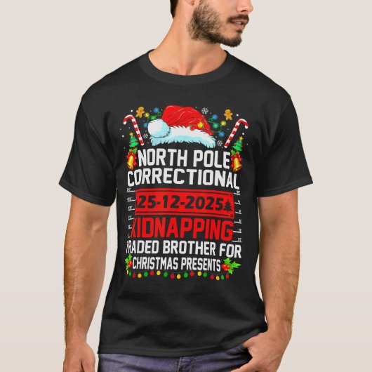 Noordpool Correctie Kerstdag Kidnapping Handel T-shirt (Voorkant)