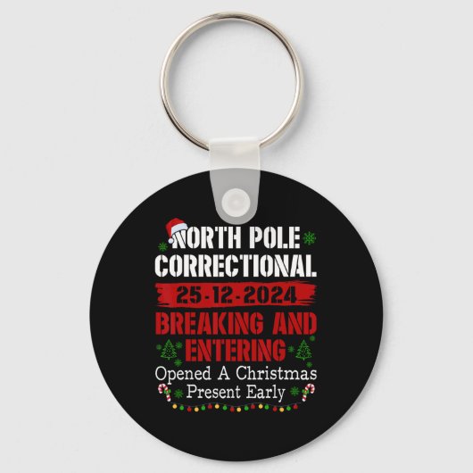 Noordpool Correctional Breaking and Entering Open Sleutelhanger (Voorkant)
