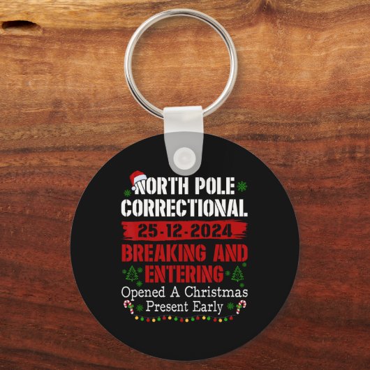 Noordpool Correctional Breaking and Entering Open Sleutelhanger (Voorkant)