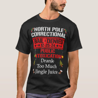 Noordpool Correctional Drink te veel jingle-sap T-shirt
