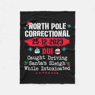Noordpool Correctional Dui betrapt op het besturen Fleece Deken