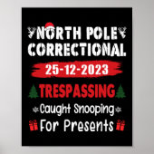 Noordpool Correctional Tresping betrapt op snuffel Poster (Voorkant)