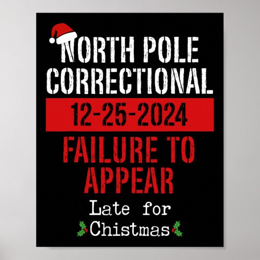 Noordpool correctioneel falen om laat te verschijn poster (Voorkant)