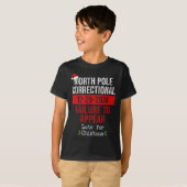 Noordpool correctioneel falen om laat te verschijn t-shirt (Voorkant volledig)