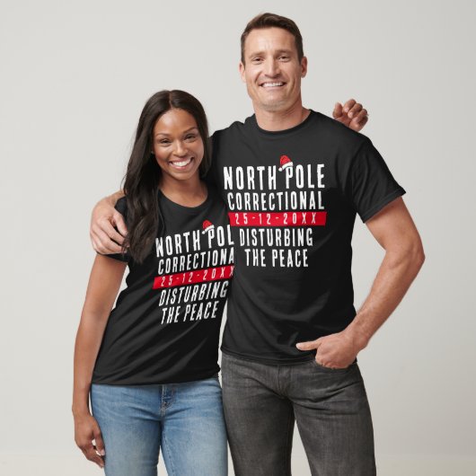 Noordpool Correctionele Bijpassende Familie Kerstm T-shirt (Unisex)