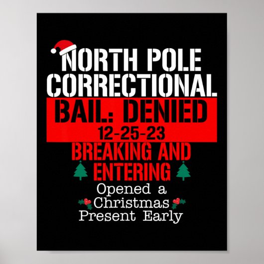 Noordpool Correctionele borgtocht ontkend breken e Poster (Voorkant)