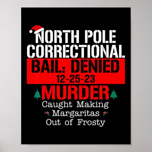 Noordpool correctionele borgtocht ontkend moord ge poster (Voorkant)