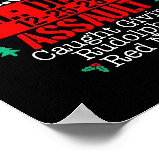 Noordpool Correctionele Giving Rudolph Matching Fa Poster (Hoek)