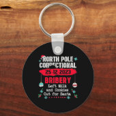 Noordpool correctionele kerst pyjama leuk sleutelhanger (Voorkant)