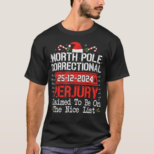 Noordpool Correctionele Perjury Matching Familie C T-shirt (Voorkant)