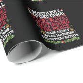 Noordpool Correctionele verontrustende Vredesfamil Cadeaupapier (Rol Hoek)