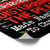 Noordpool Correctionele Verstorende Vrede Familie  Poster (Hoek)