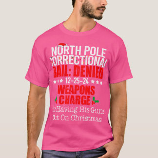 Noordpool correctionele wapens in rekening gebrach t-shirt