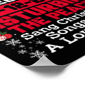 Noordpool correctionele zong kerstliedjes met poster (Hoek)