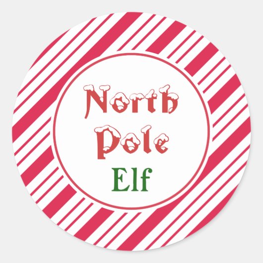 Noordpool Elf Stickers (Voorkant)
