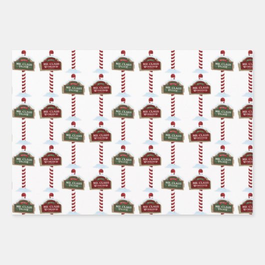 Noordpool en voedingskraker Verpakkingspapier Inpakpapier Vel (Voorkant 2)