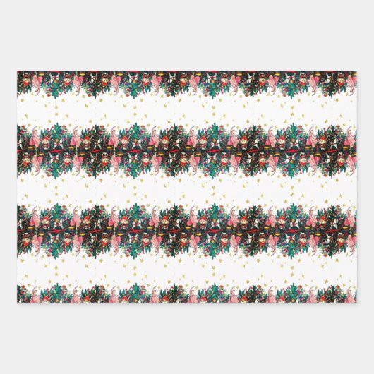 Noordpool en voedingskraker Verpakkingspapier Inpakpapier Vel (Voorkant)