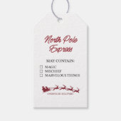 Noordpool Express Cadeaulabel (Voorkant)