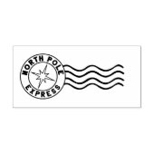Noordpool Express Kerstmis Santa Mail Stamp Rubberstempel (Afrduk)