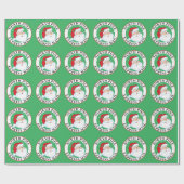 Noordpool Express Mail Kerstmis Winking Santa Cadeaupapier (Vlak)