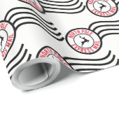 Noordpool Express Mail Reindeer Wrapping Paper Cadeaupapier (Rol Hoek)