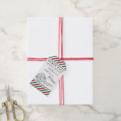 Noordpool Express met Kerstmis Air Mail - Speciaal Cadeaulabel (Met Touw)