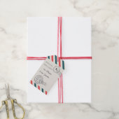 Noordpool Express met Kerstmis Air Mail - Speciaal Cadeaulabel (Met Touw)