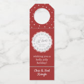 noordpool-express | Santa Seal | grappig Flessenhanger (Voorkant)