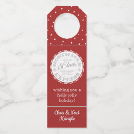 noordpool-express | Santa Seal | grappig Flessenhanger