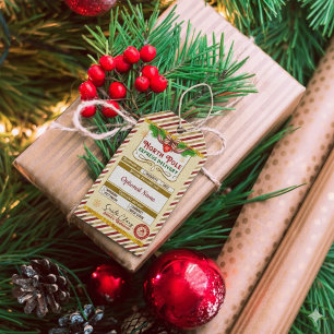 Noordpool Express - Stoute of Braaf Levering Cadeaulabel