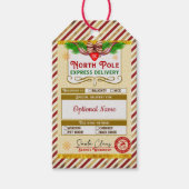 Noordpool Express - Stoute of Braaf Levering Cadeaulabel (Voorkant)
