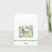 Noordpool Feestdagen Kaart (Achterkant)