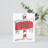 Noordpool Feestdagenkaart (Staand voorkant)