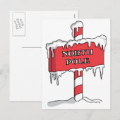 Noordpool Feestdagenkaart (Voorkant / Achterkant)