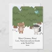 Noordpool geïllustreerde Kaart (Achterkant)