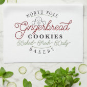 Noordpool Gingerbread Cookie Vakantie Kerstmis Theedoek (Gevouwen)